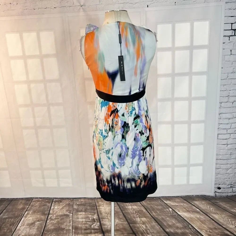 Elie Tahari NWT Patrice sleeveless silk sheath dress size 4 - Picture 7 of 12